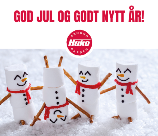 God Jul Godt Nytt år Hako Ground Garden